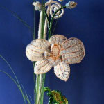 Perlenblumen - Orchidee aus Perlen
