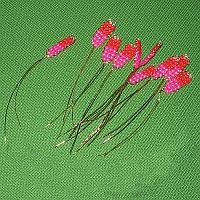Foto: Blumenblätter aus Perlen - zweite Reihe