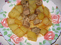 Kartoffeln mit Fleisch